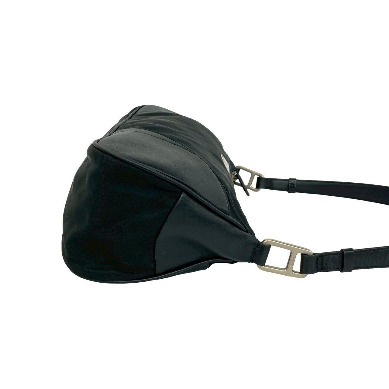 極 美品 PRADA プラダ 三角ロゴ プレート 金具 テスート ナイロン