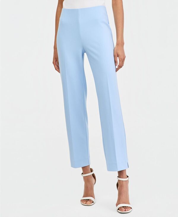 アンクライン レディース ボトムス カジュアルパンツ クレープチ アンクル Anne Klein Womenstretch Crepe PullOn Hollywood Waistraight Ank