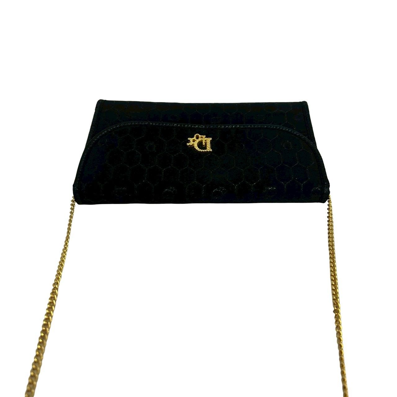 極 美品 Christian Dior ディオール ヴィンテージ ロゴ 金具 ハニカム