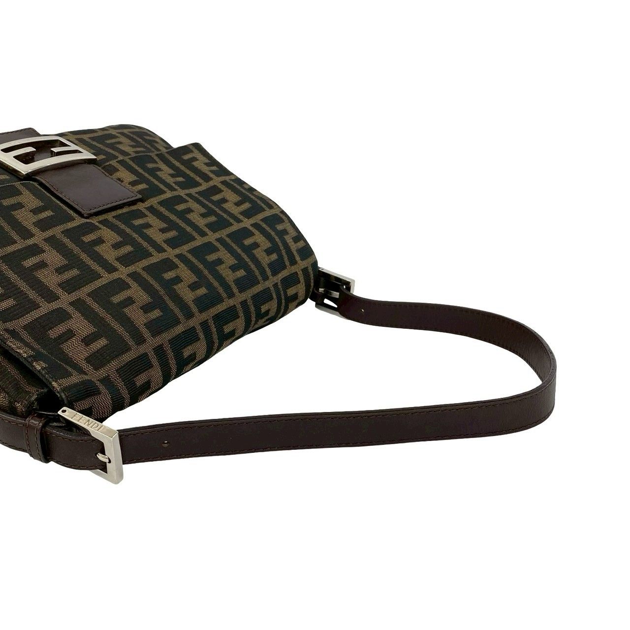 極 美品 FENDI フェンディ マンマバケット ズッカ FF 柄 キャンバス