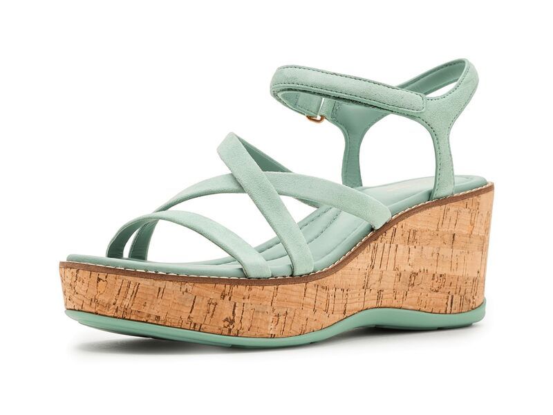 コールハーン レディース シューズ ヒール Cole Haan Grand Ambition Azzura Strappy Sndlily Pad SuedeCork