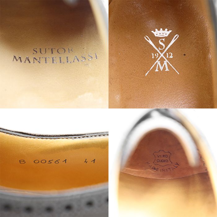 SALE】SUTOR MANTELLASSI オックスフォードシューズ サイズ 41 メンズ