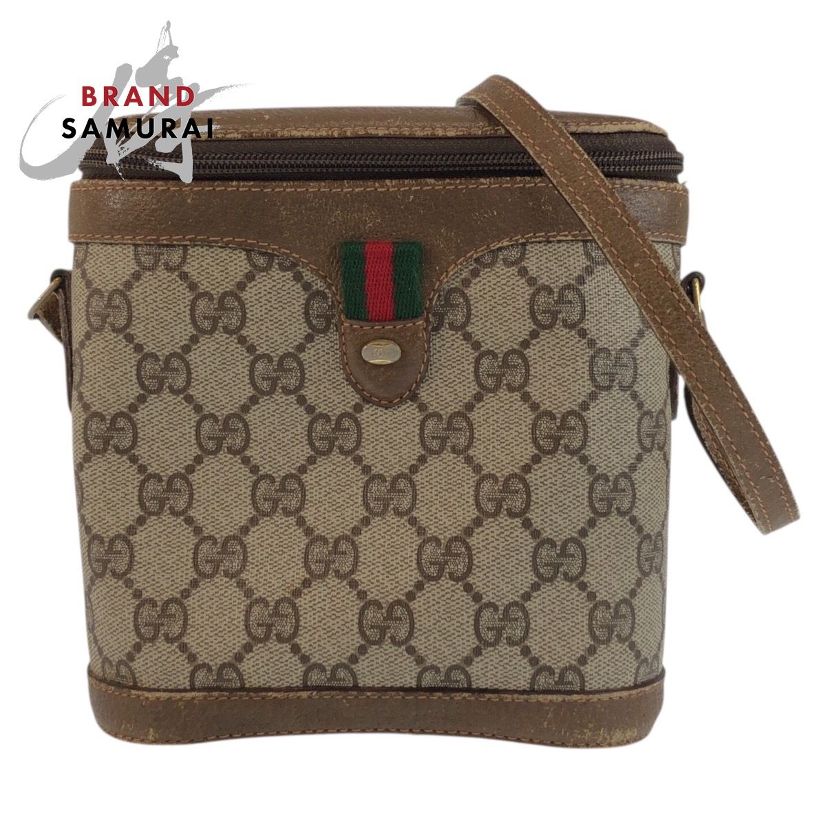 GUCCI グッチ ヴィンテージ シェリーライン ベージュ GGスプリーム 