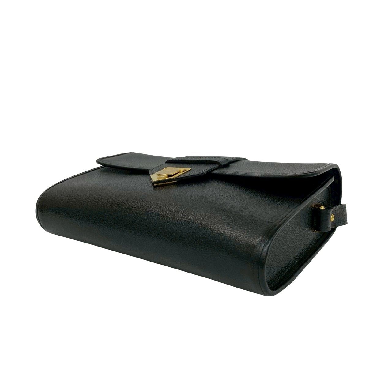 極 美品 袋付き YVES SAINT LAURENT イヴ・サンローラン YSL ロゴ 金具