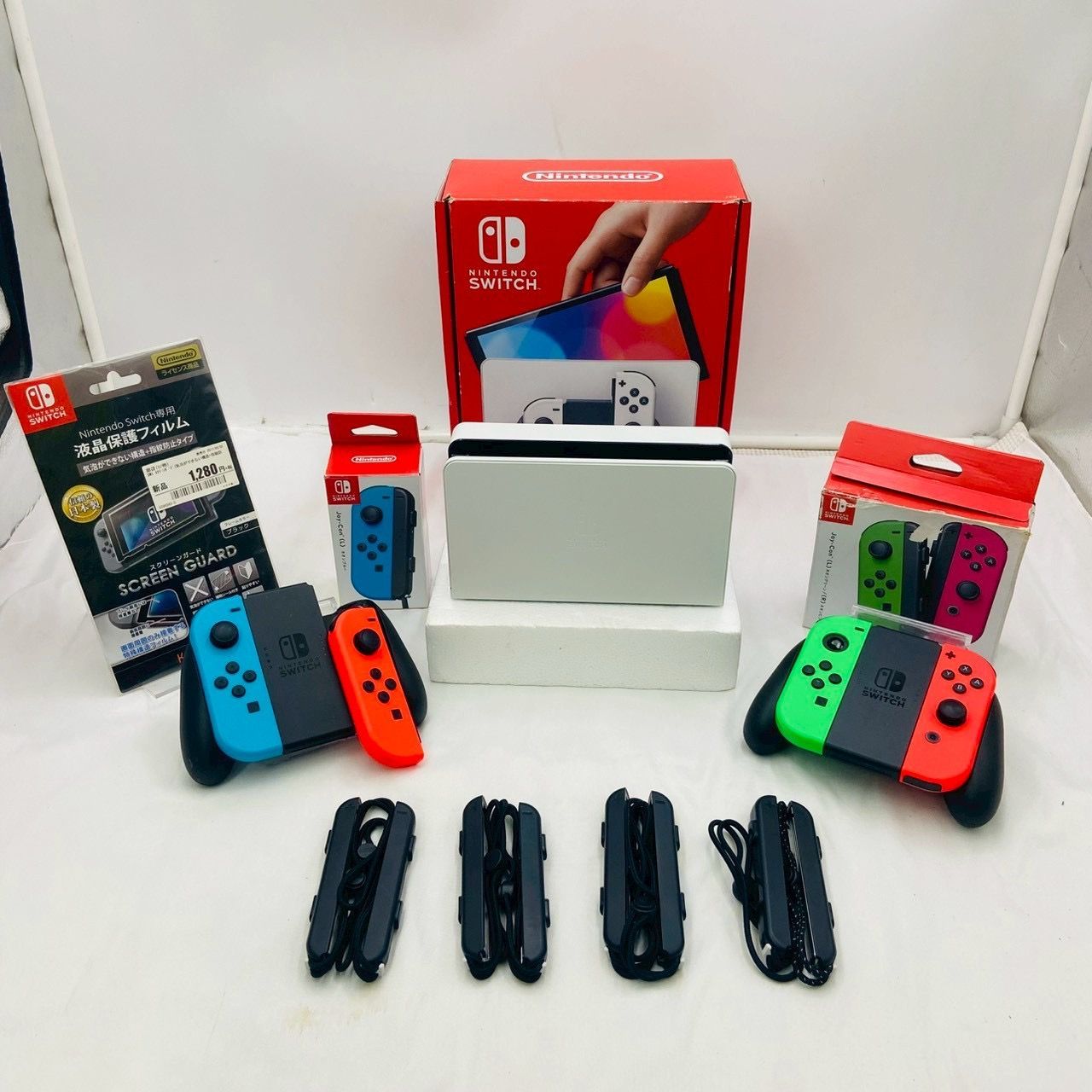 ❗️✨純正付属品まとめ売り✨❗️】Nintendo Switch 有機ELモデル
