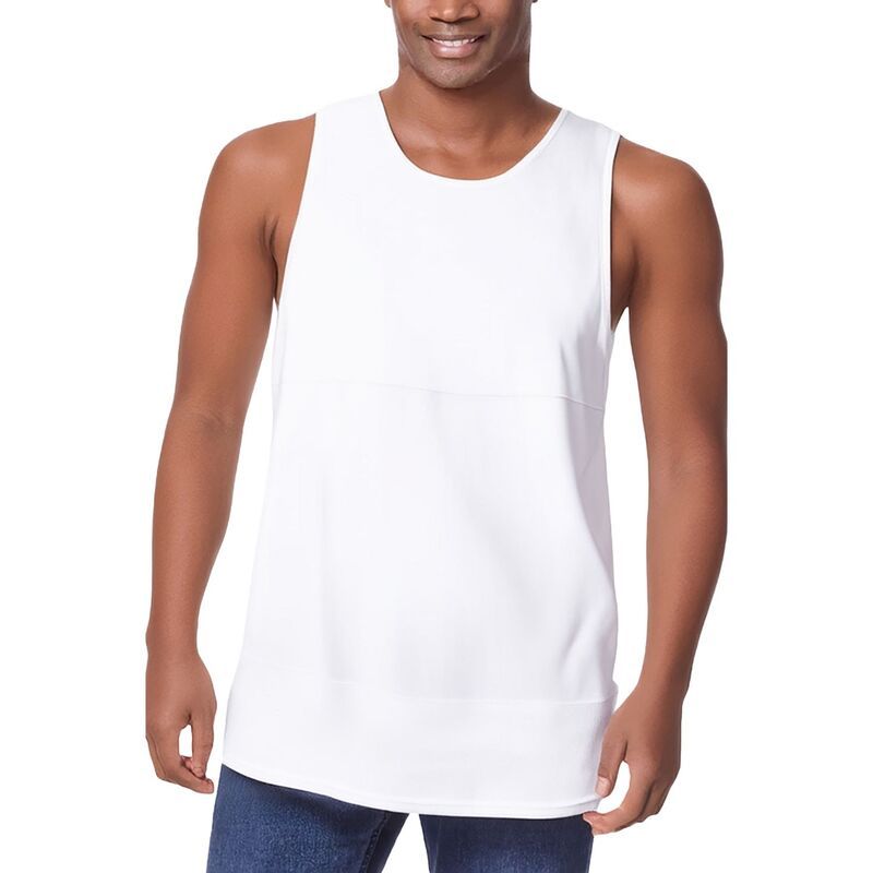 キングサイズ レディース トップス シャツ トール KingSize Mens Big Tall Sculpting Tank Top White ホワイト