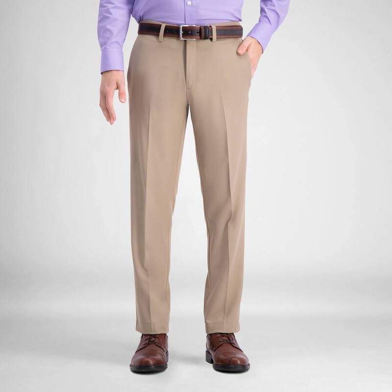 ハガー レディース ボトムス カジュアルパンツ Mens Haggar Cool 18 PRO StraightFit WrinkleFree FlatFront Super Flex Waist P