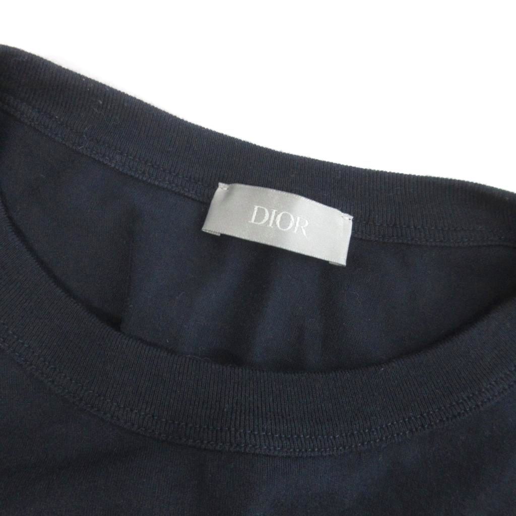 ディオールオム Dior HOMME Tシャツ カットソー 長袖 プリント