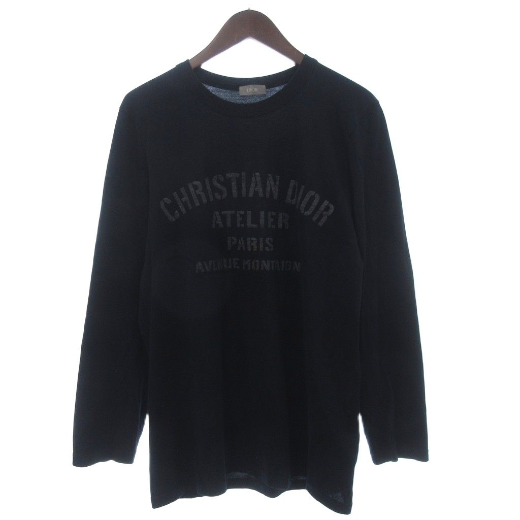 ディオールオム Dior HOMME Tシャツ カットソー 長袖 プリント