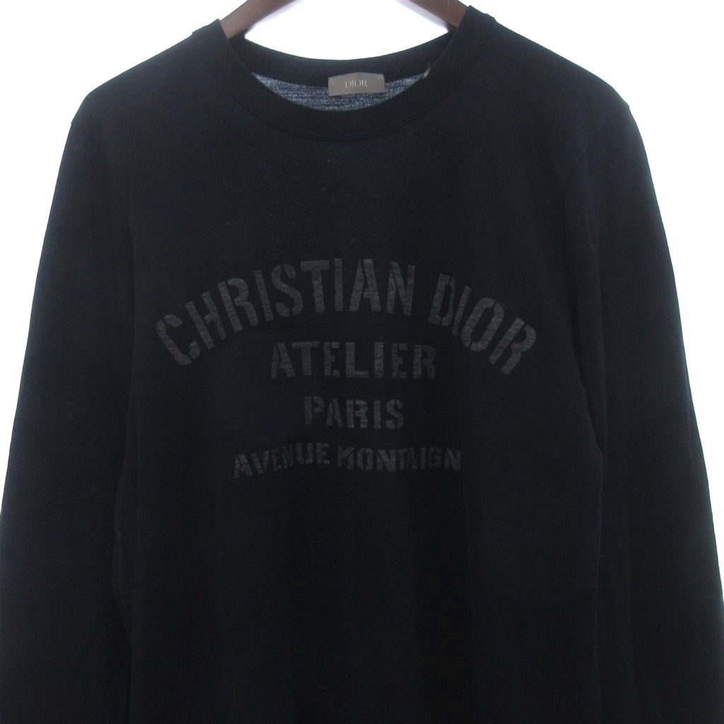 ディオールオム Dior HOMME Tシャツ カットソー 長袖 プリント
