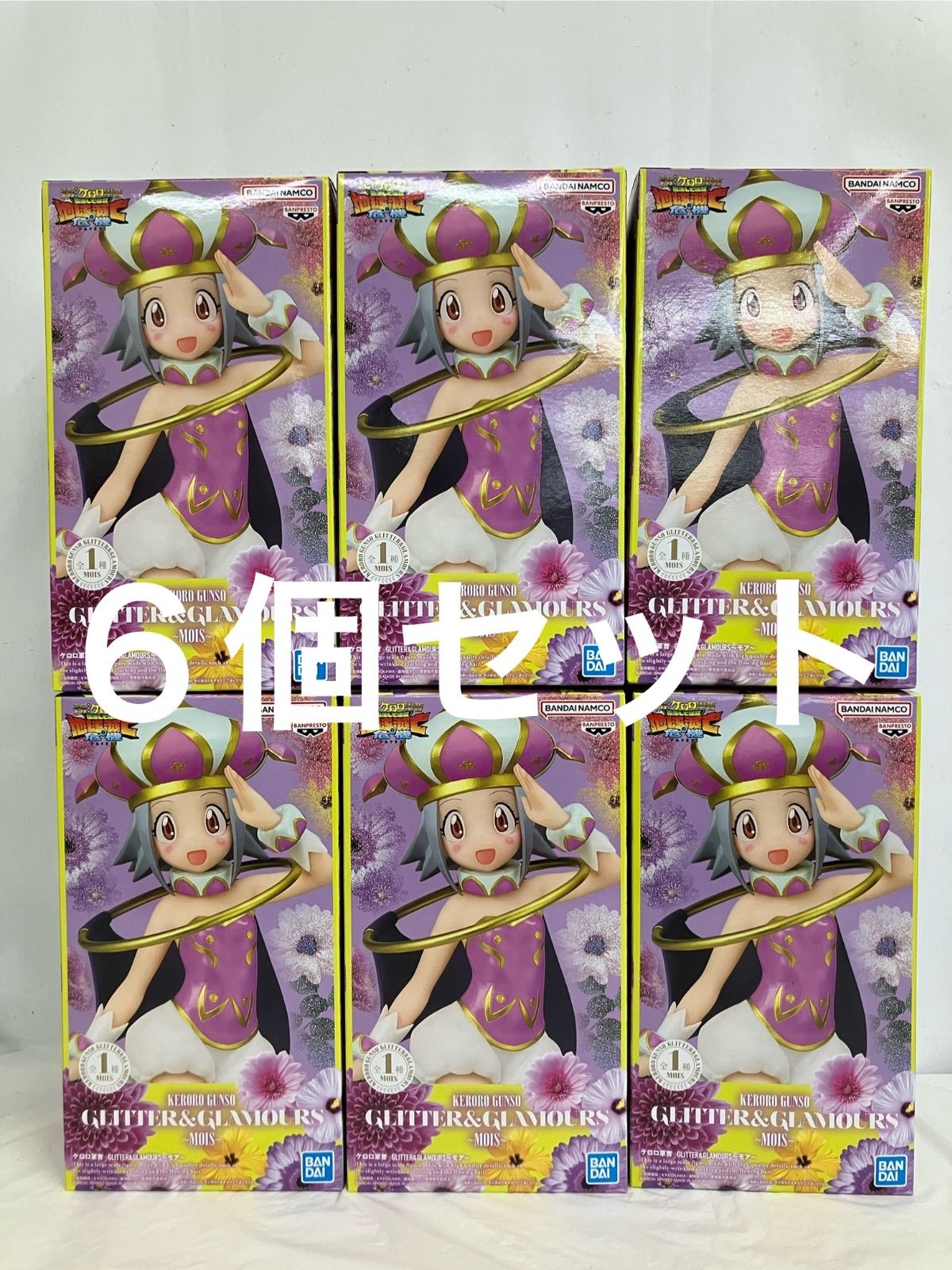 未開封 ケロロ軍曹 GLITTER＆GLAMOURS モア フィギュア 6個セット