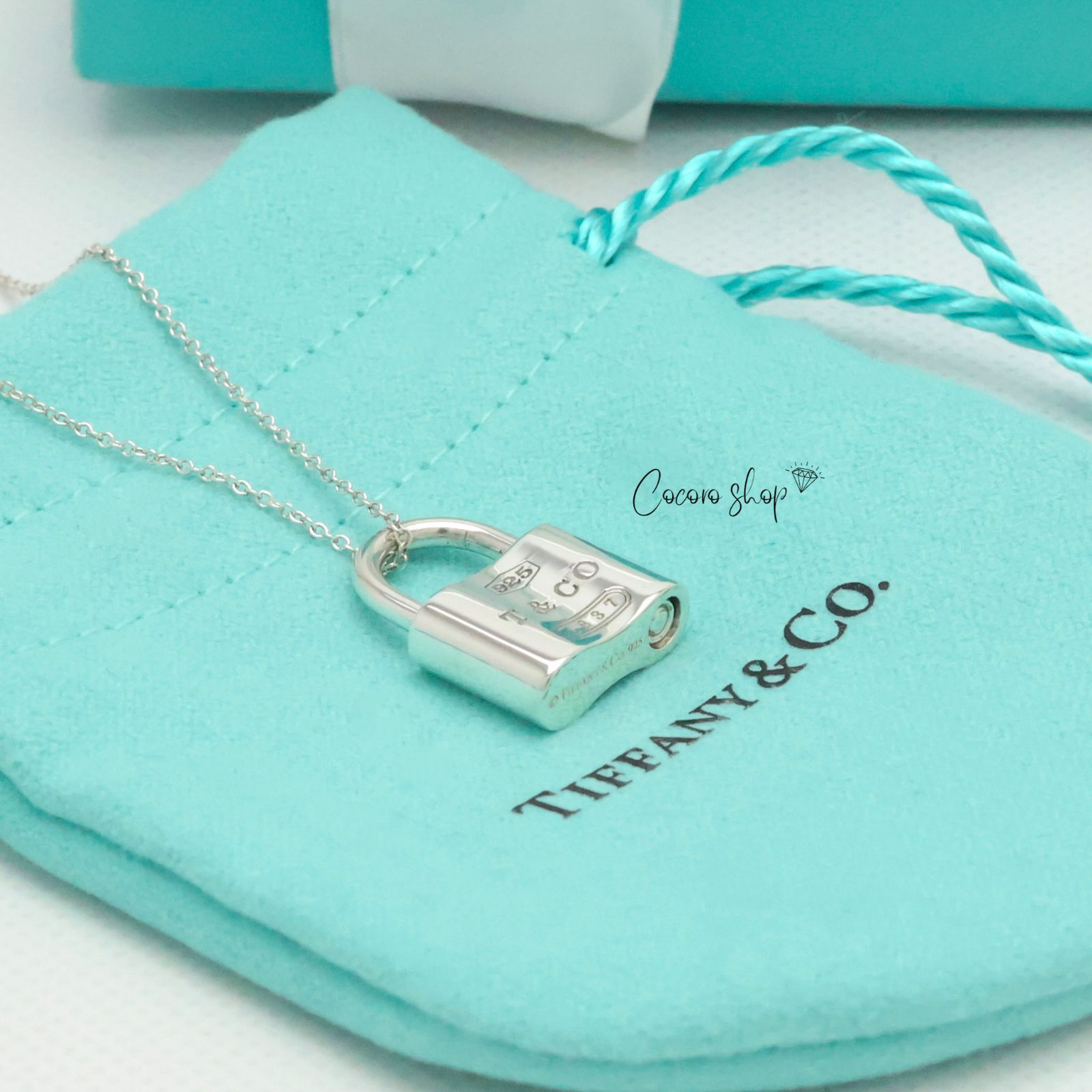 美品】ティファニー TIFFANY&Co. 1837 カデナ ロック ネックレス AG925