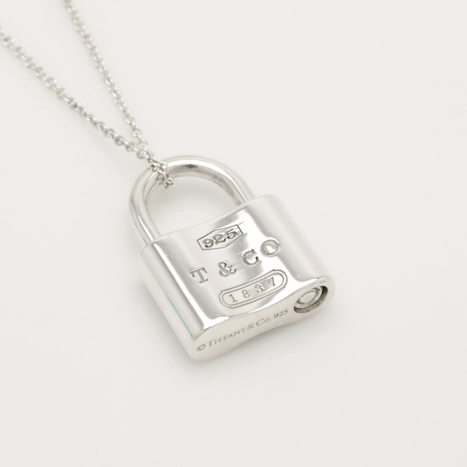 美品】ティファニー TIFFANY&Co. 1837 カデナ ロック ネックレス AG925