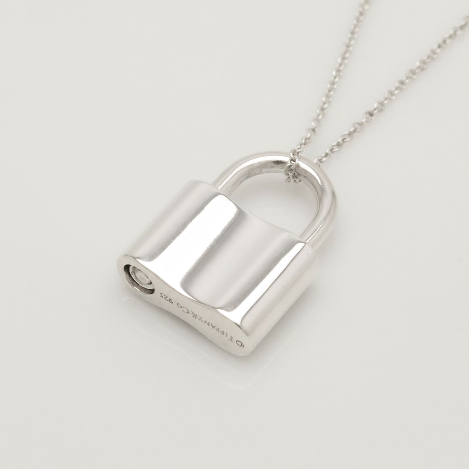 美品】ティファニー TIFFANY&Co. 1837 カデナ ロック ネックレス AG925