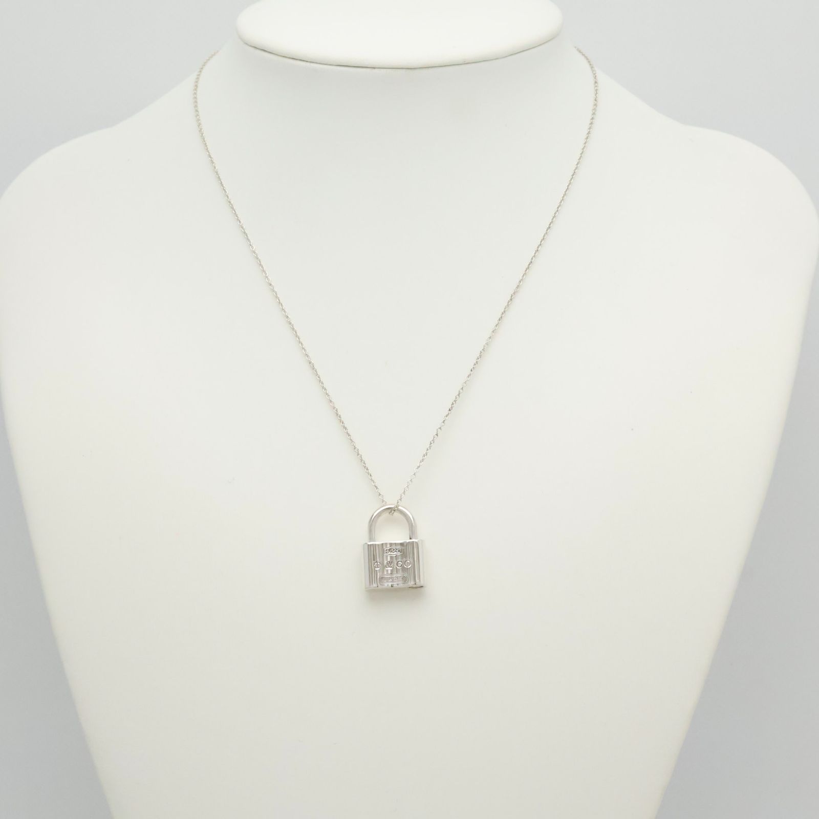 美品】ティファニー TIFFANY&Co. 1837 カデナ ロック ネックレス AG925