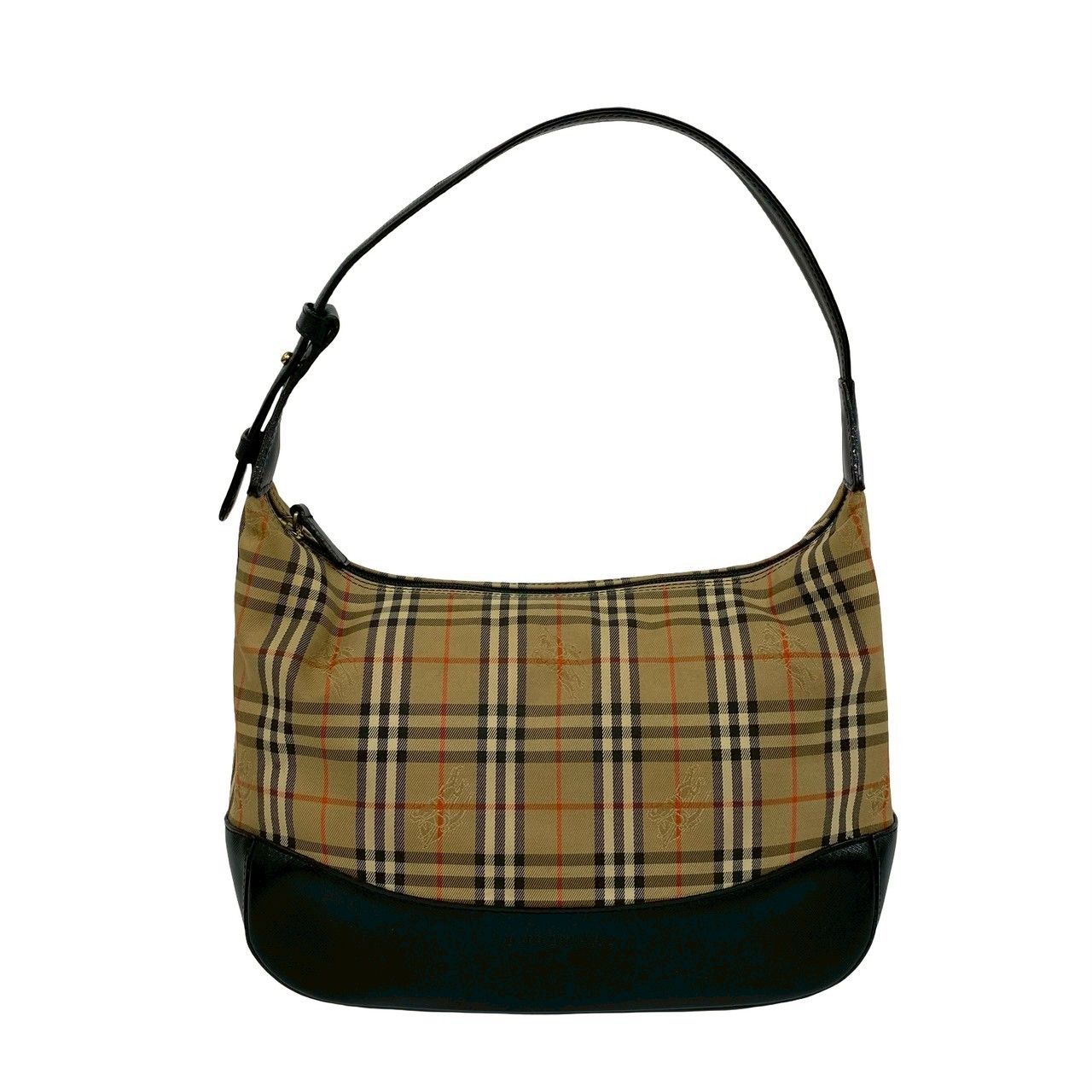 極 美品 BURBERRY バーバリー ノバチェック シャドーホース 柄