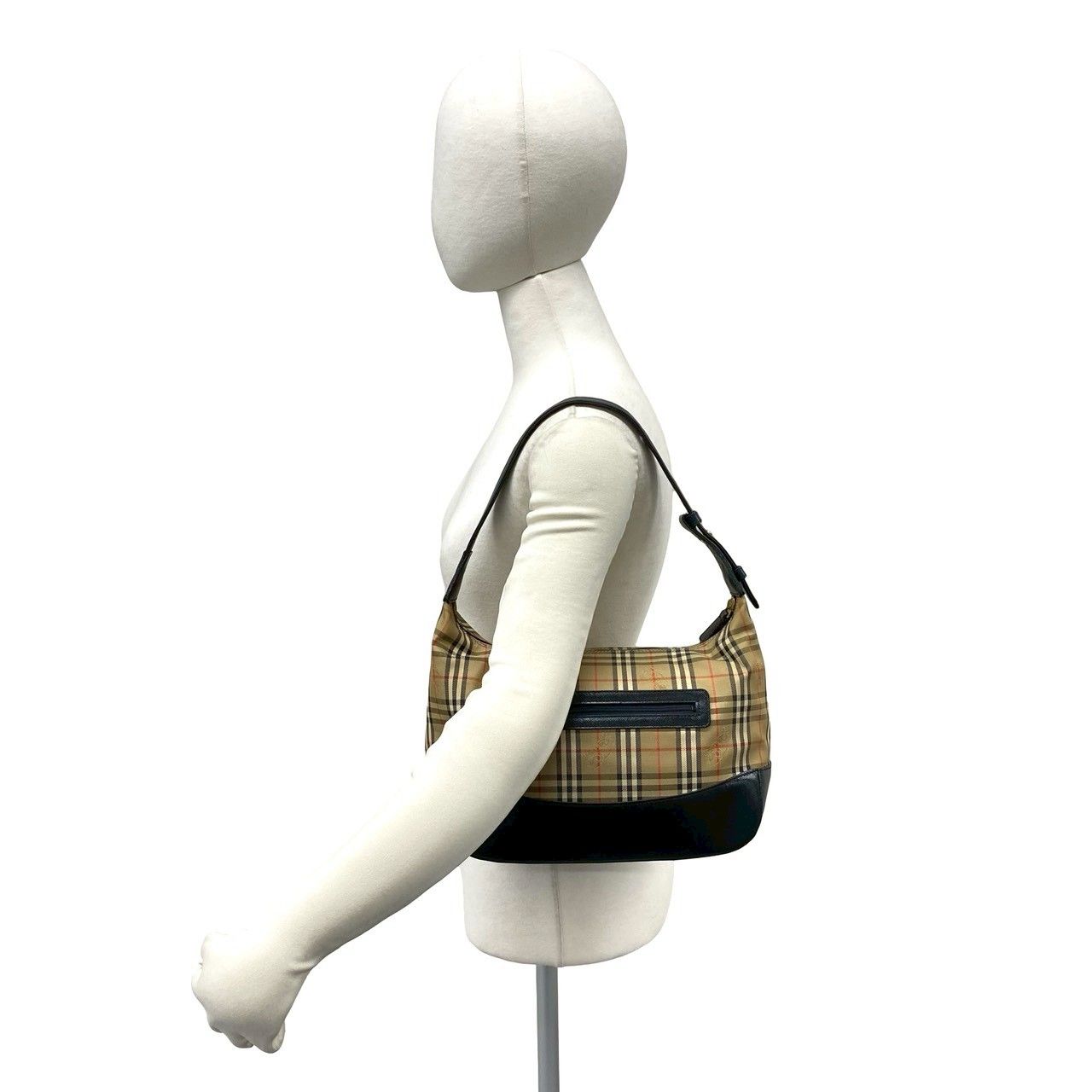 極 美品 BURBERRY バーバリー ノバチェック シャドーホース 柄