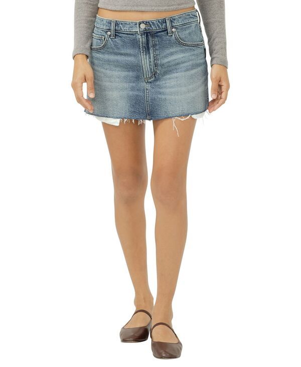 シルバー ジーンズ レディース ボトムスカート デニム Silver Jeans Co Womens Denimicro Skirt Solana デニム