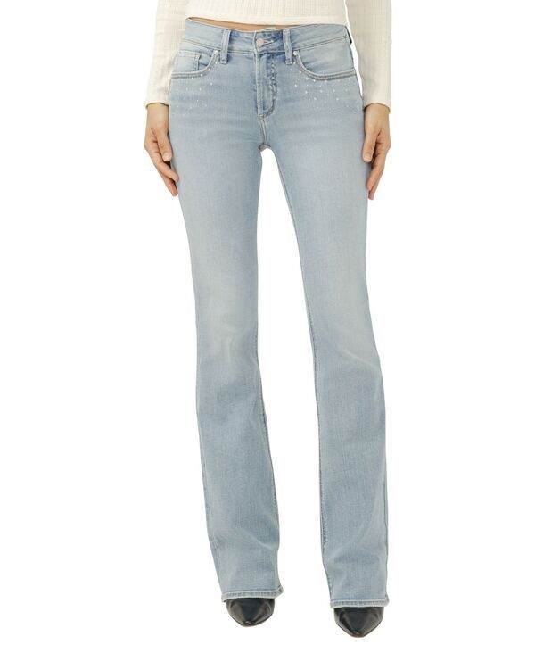 シルバー ジーンズ レディース ボトムス デニムパンツ ブーツカット ブーツ Silver Jeans Co Womensuki MidRise Bootcut Luxe Stretch Jeans