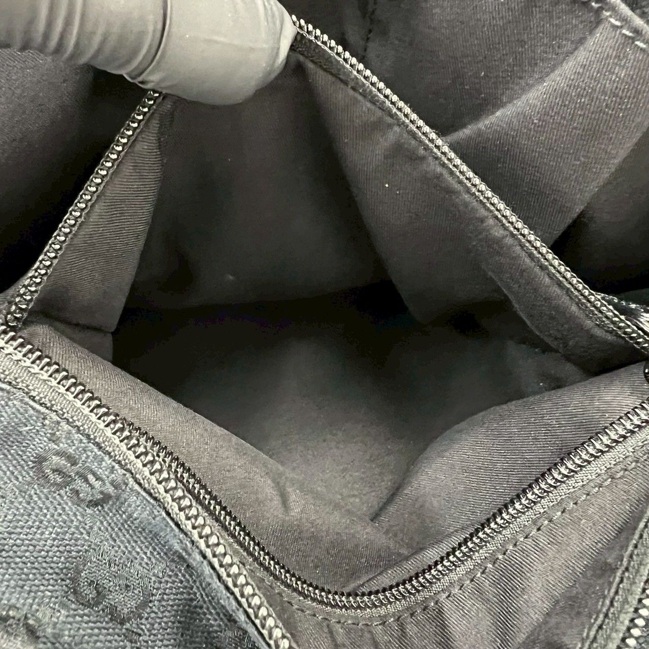 極 美品 GUCCI グッチ シェリーライン GG キャンバス レザー 本革