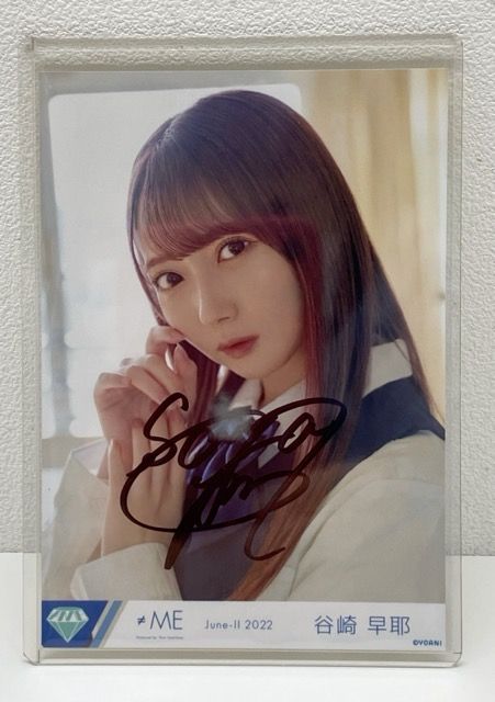 ME,ノイミー,谷崎早耶 3周年フォトブック 直筆サイン入り生写真、ヨリ