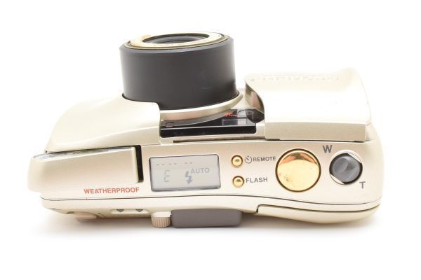 ☆動作品☆ オリンパス OLYMPUS μ [mju:] ZOOM 105 DELUXE ゴールド