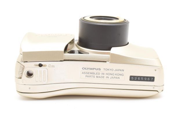 ☆動作品☆ オリンパス OLYMPUS μ [mju:] ZOOM 105 DELUXE ゴールド