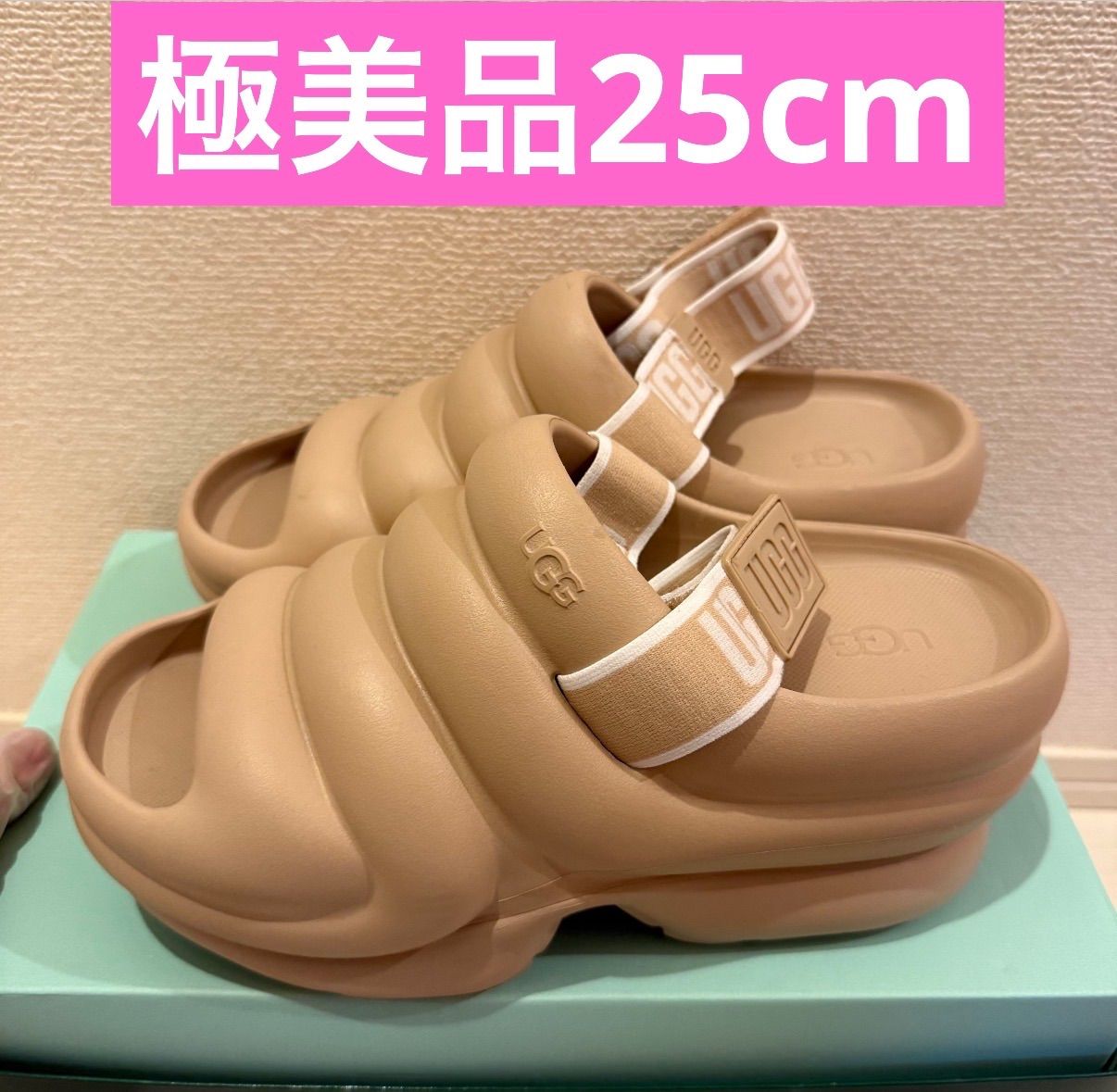 値下げ可能！】UGG Aww Yeah アグ アーイヤー ヒールサンダル 25cm W8