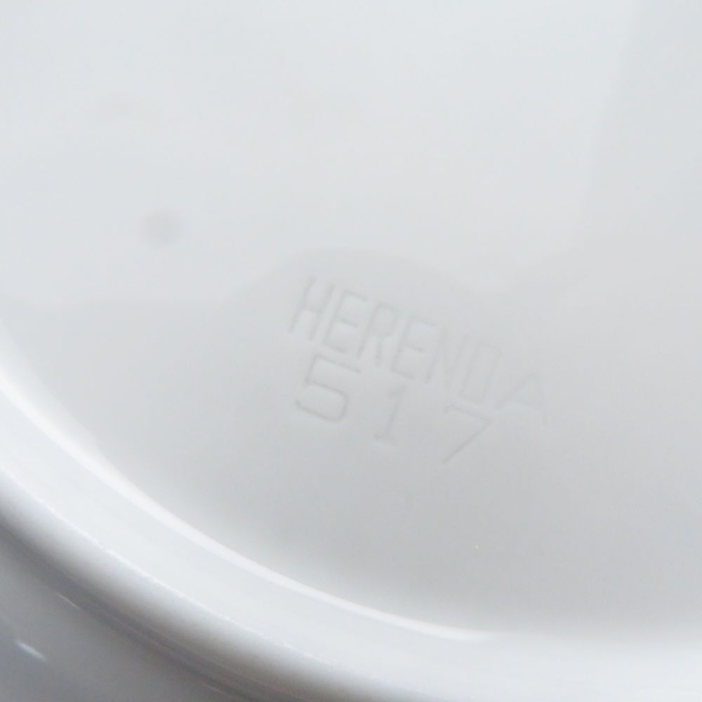 美品 Herend ヘレンド アポニーグリーン AV 517 中皿 4枚 セット 19cm