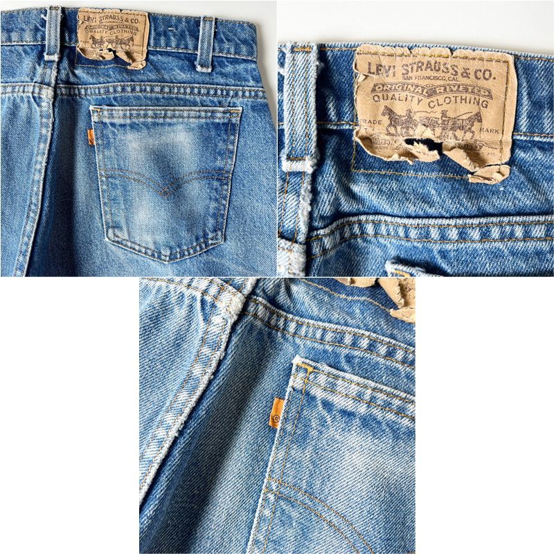 ヒゲ 90s USA製 Levis 505 0215 デニム パンツ W34 L34 / 90年代
