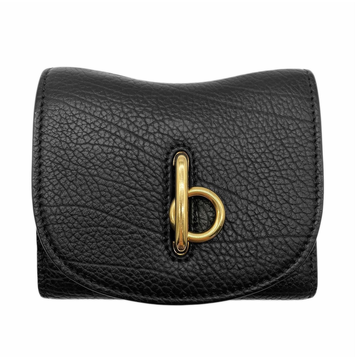 BURBERRY バーバリー ロッキングホース 三つ折り財布 レザー メタル レディース 【中古】 43,615円