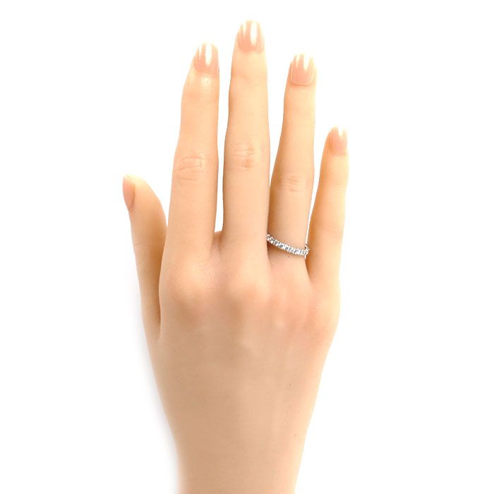Pt900プラチナ フルエタニティ リング・指輪 ダイヤモンド0.86ct 10号