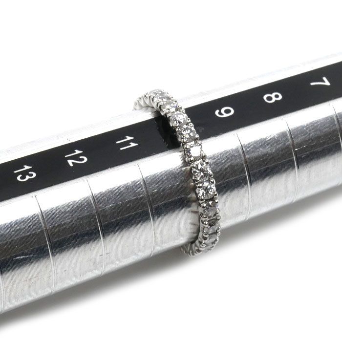 Pt900プラチナ フルエタニティ リング・指輪 ダイヤモンド0.86ct 10号