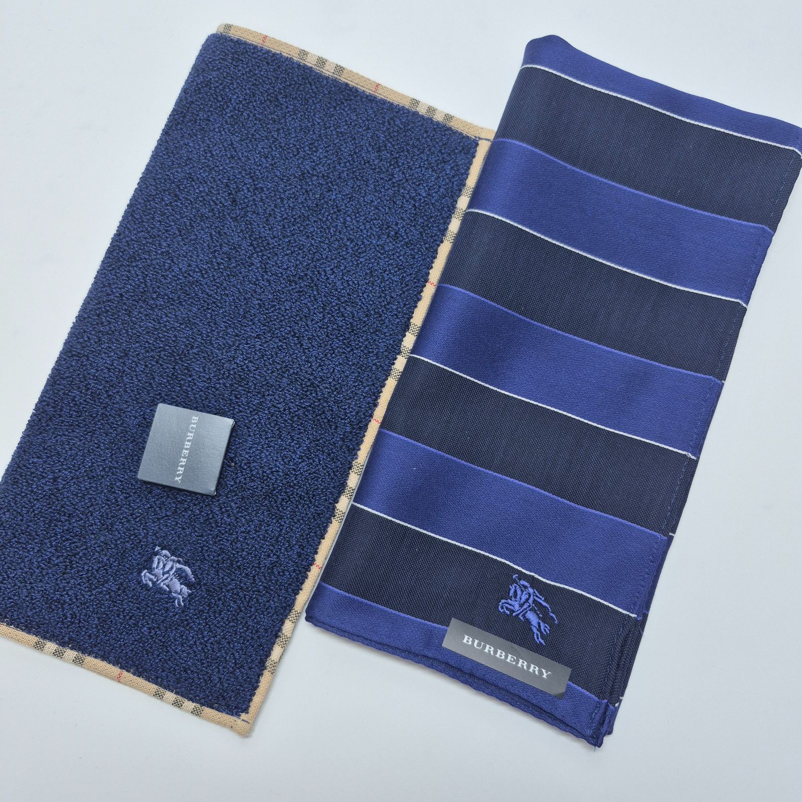 新品】BURBERRY メンズハンカチ & タオルハンカチ セット - メルカリ