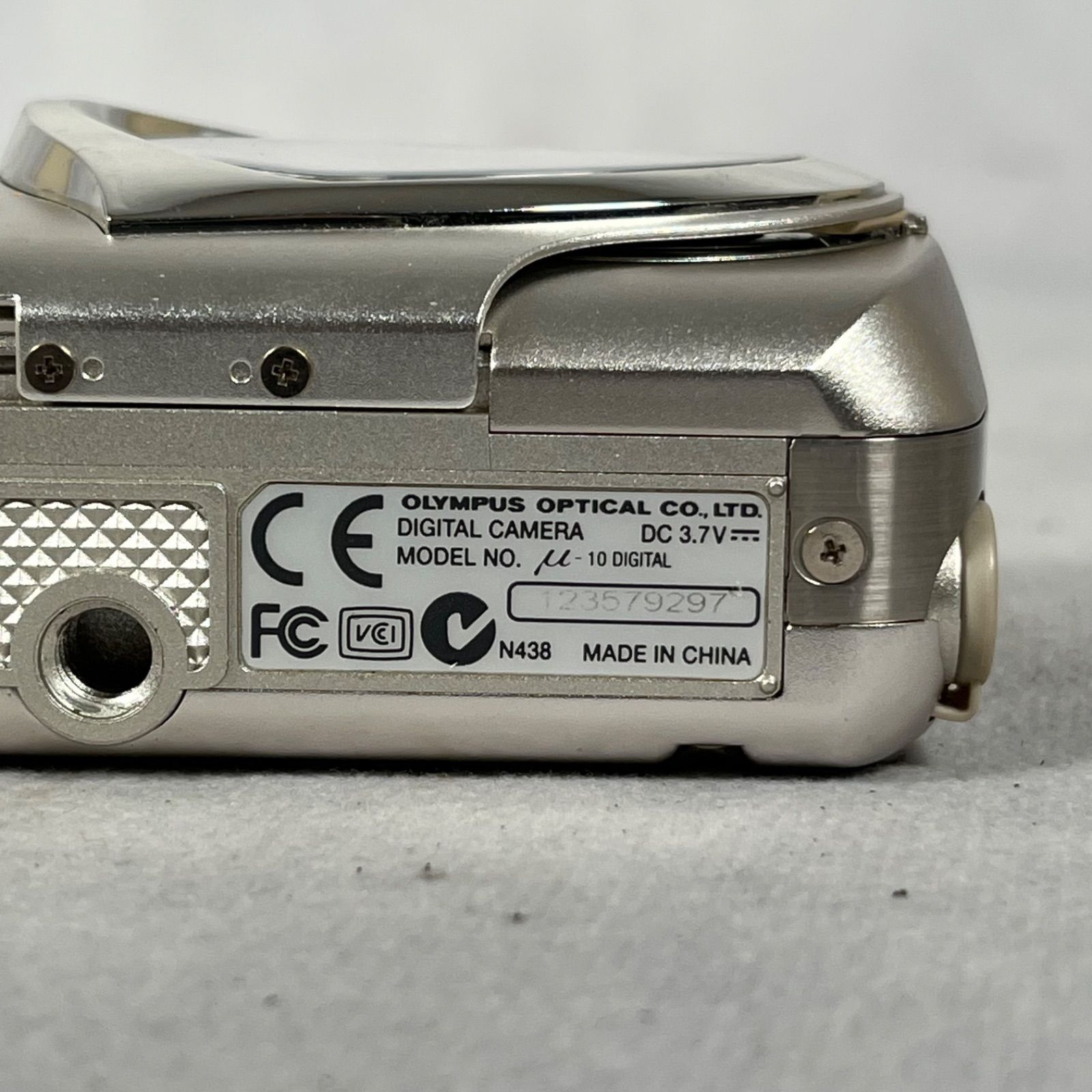 管2606-320】OLYMPUS オリンパス CAMEDIA μ-10 DIGITAL シルバー