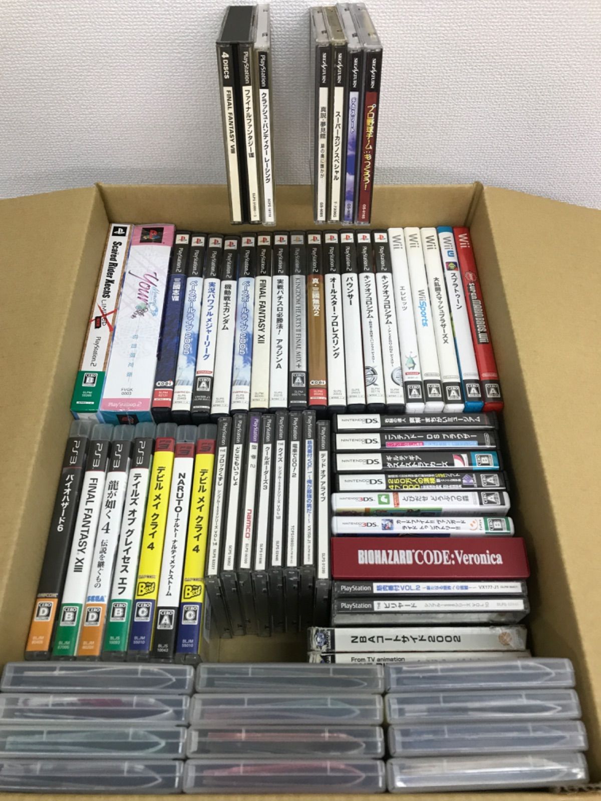 ☆ジャンク ゲームソフト 種類色々 まとめ売り！！ PS・DS・wii・セガ