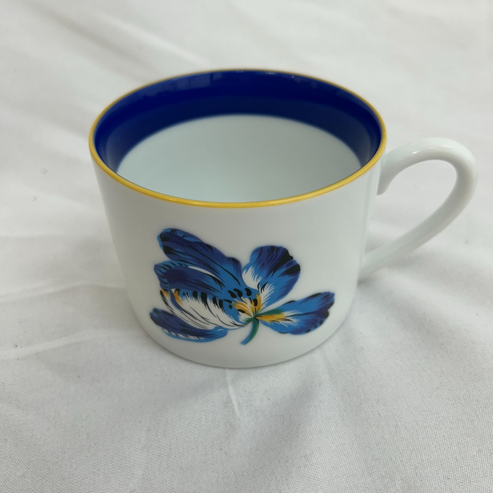 R【中古品】KENZO ケンゾー カップ&ソーサー 2客セット ペアカップ 花