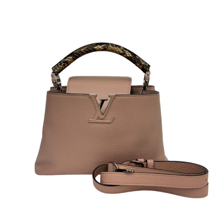 LOUIS VUITTON ルイヴィトン カプシーヌ BB パイソン 2WAY N92042