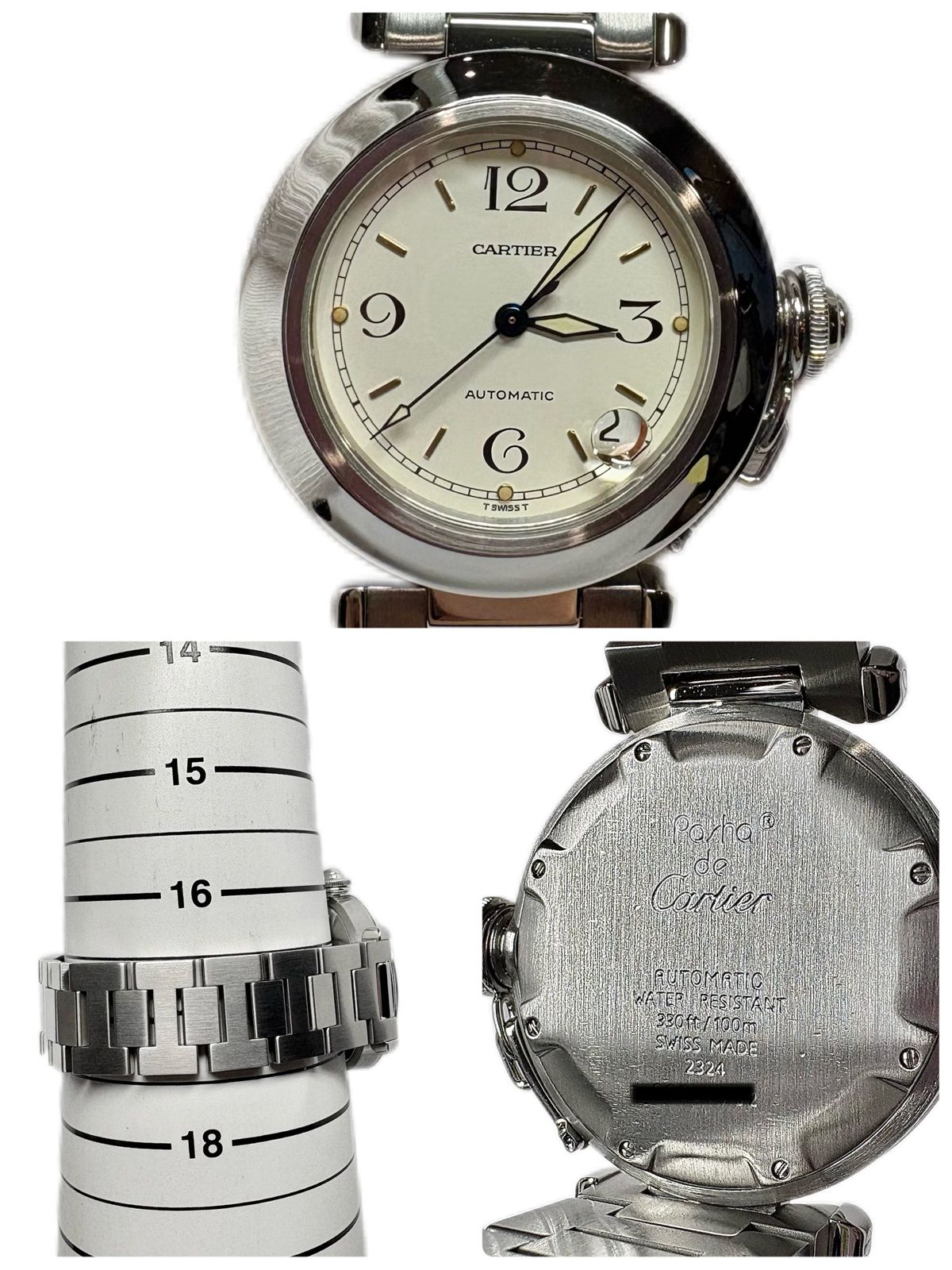 CARTIER カルティエ ウォッチ パシャC 時計 W31015M7 腕時計