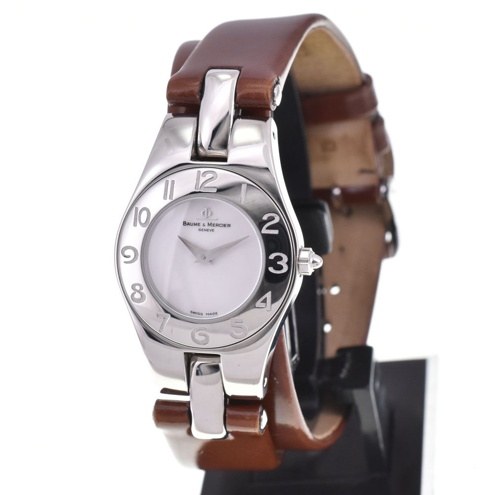 Baume&Mercier ボーム＆メルシェ リネア 65305 電池新品 値下 ボーム＆メルシェ Baume & Mercier 65305 リネア クォーツ