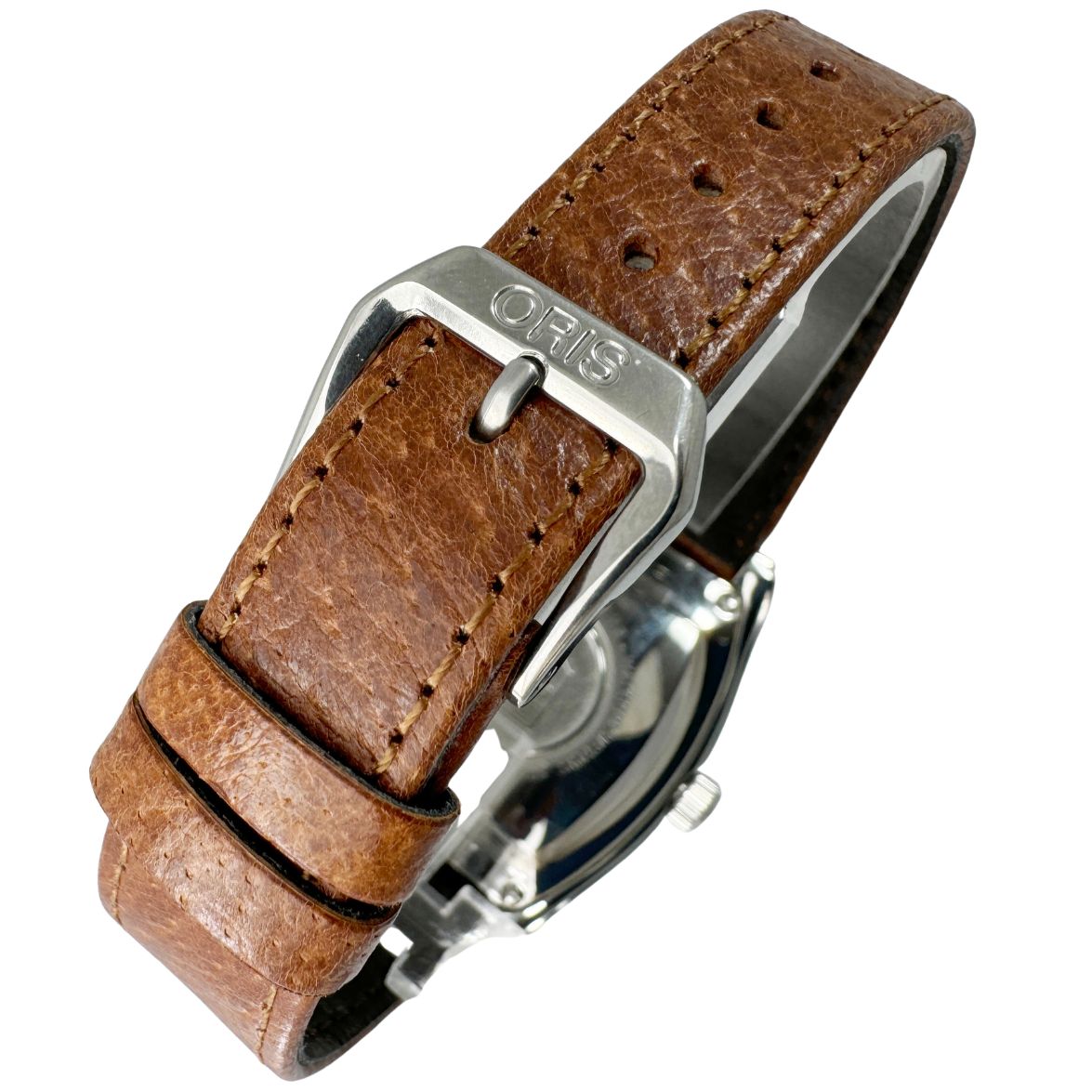 オリス ORIS☆レギュレーター デイト】7471 トノー 中古 メンズ腕時計