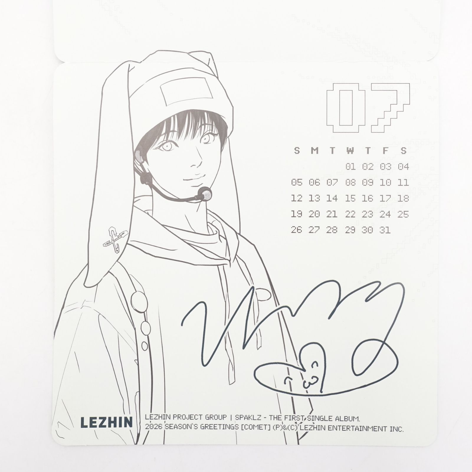 韓国BL 夜画帳 シーズングリーティング LEZHIN SPAKLZ トレカ フォト