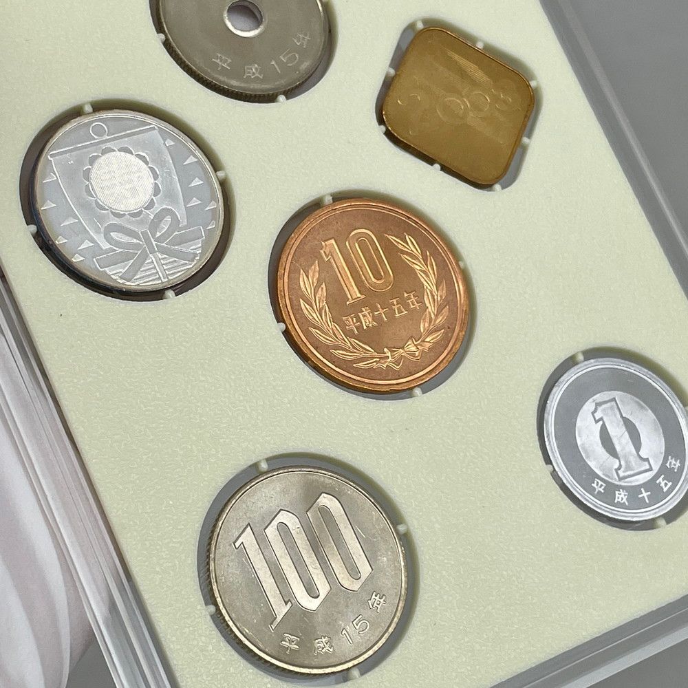 敬老貨幣セット 平成15年 造幣局 2003年 記念硬貨 記念コイン - メルカリ