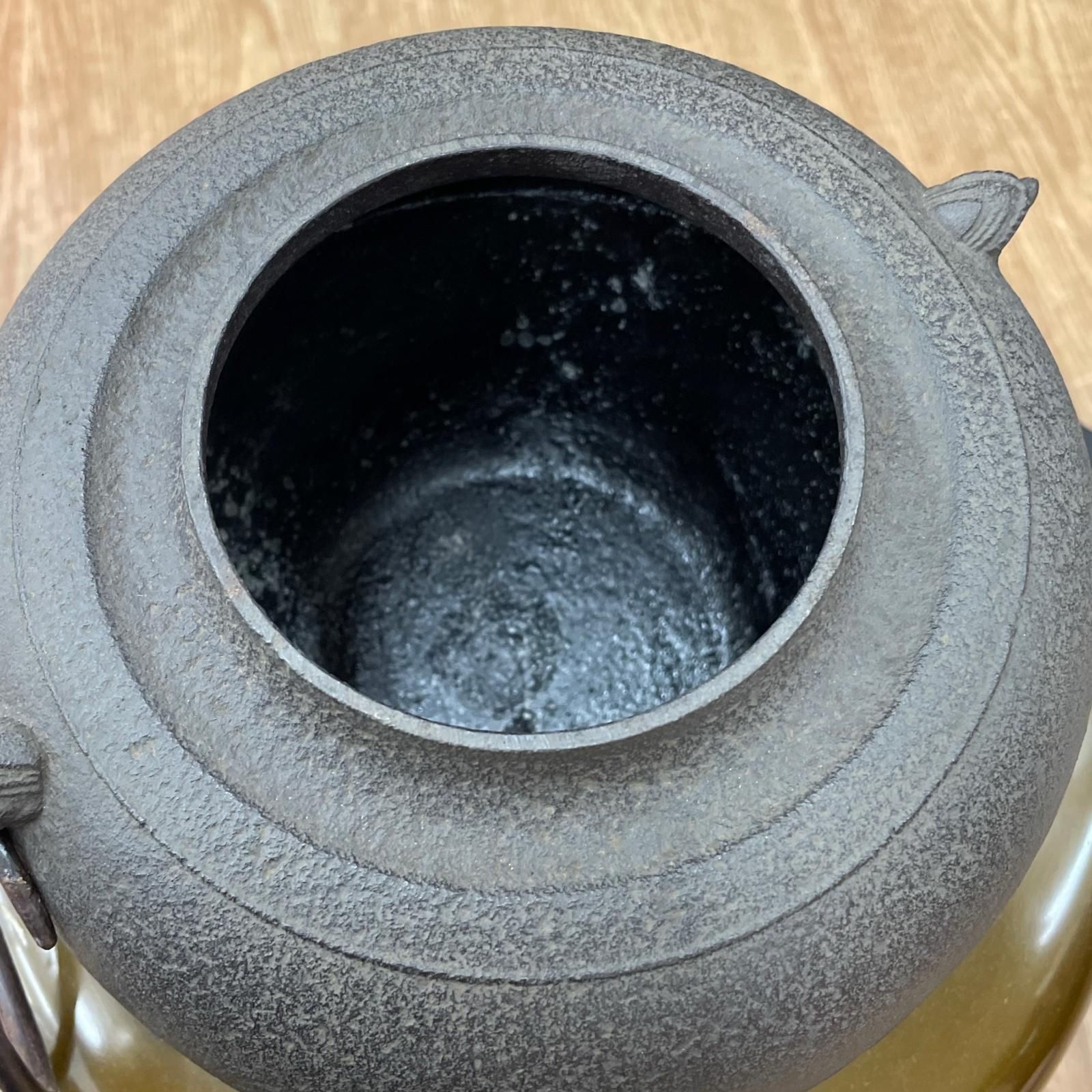 唐銅風炉 菊池正直作 茶の湯釜 鉄瓶 - メルカリ