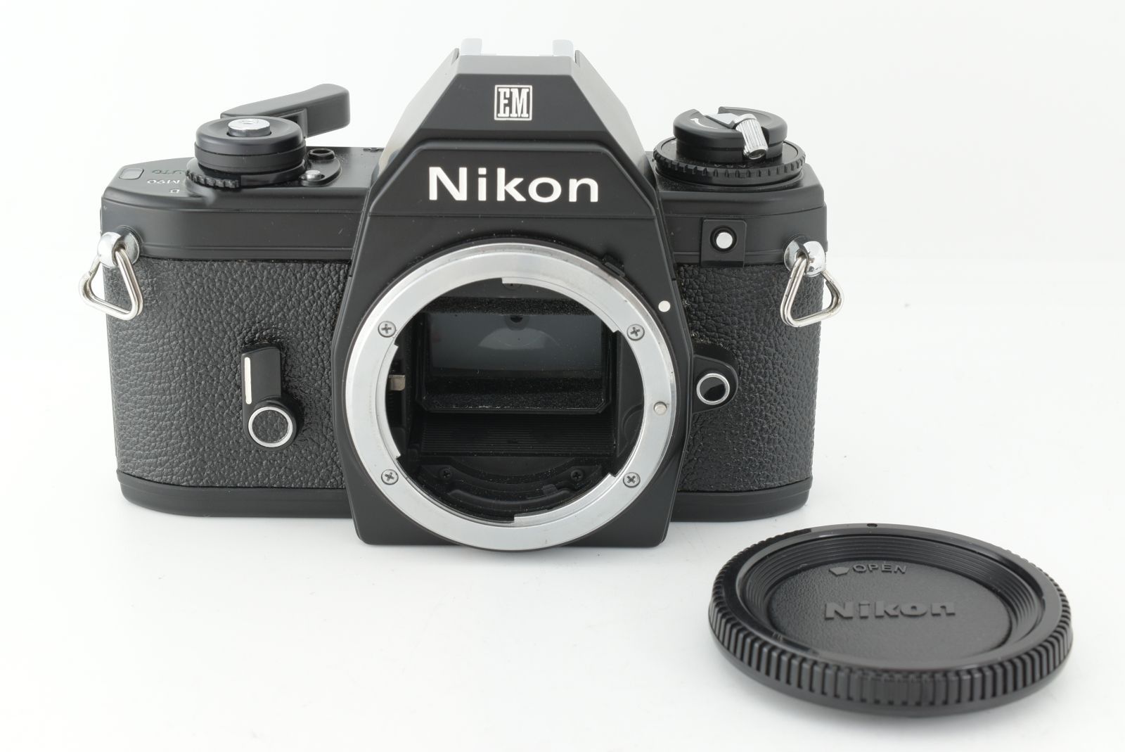 Nikon 一眼レフカメラ 露出計付き ブラック 美品 露出計 動作OK】Nikon EM 35mm SLR Film Camera Body ニコン
