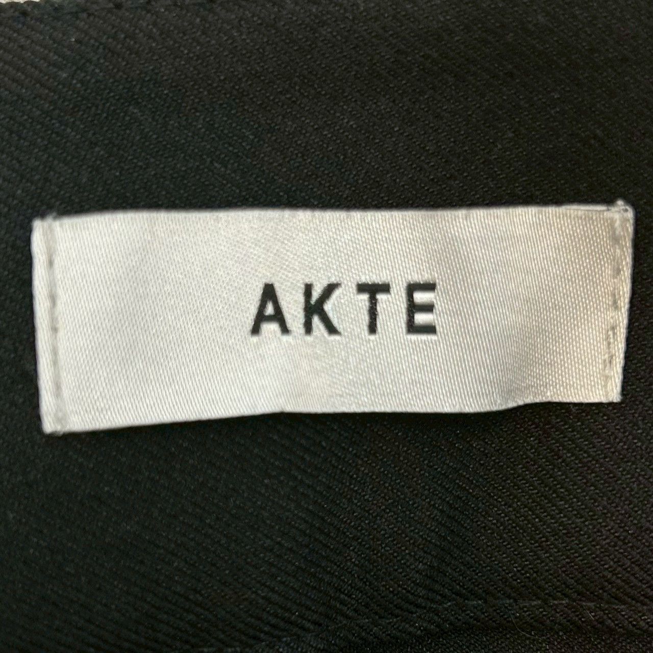 AKTE アクテ ストラップワイドパンツ スラックス サスペンダー