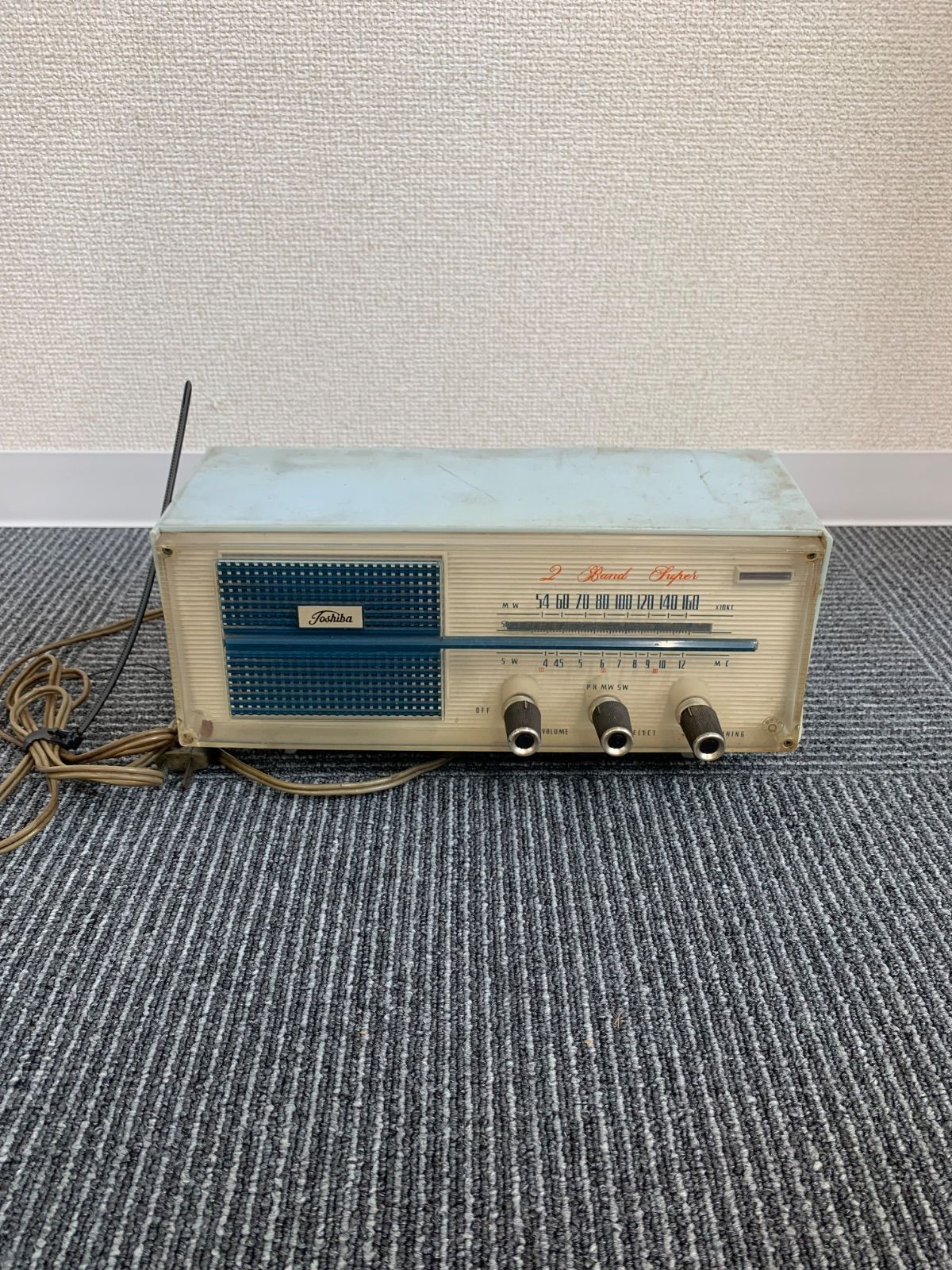 ジャンク品】東芝 ラジオ 昭和レトロ 当時物 toshiba ヴィンテージ