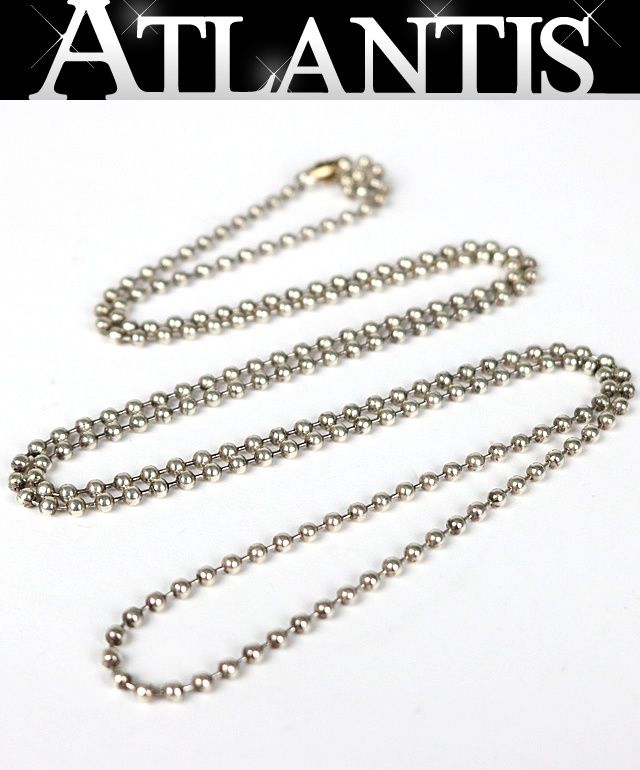 CHROME HEARTS 銀座店 クロムハーツ ボールチェーン ネックレス 76cm