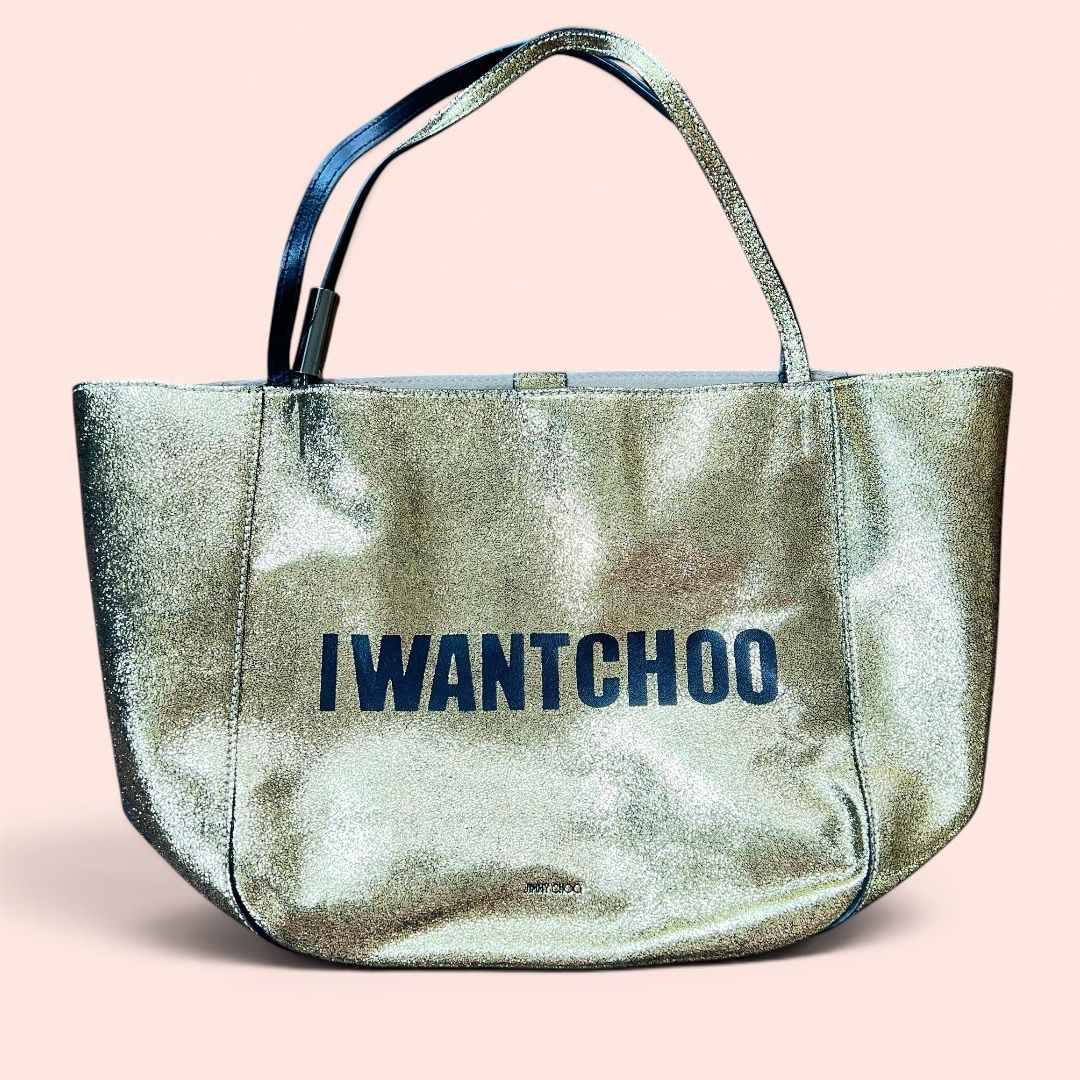 Jimmy Choo ジミーチュウ Stevie トートバッグ レディース ゴールド