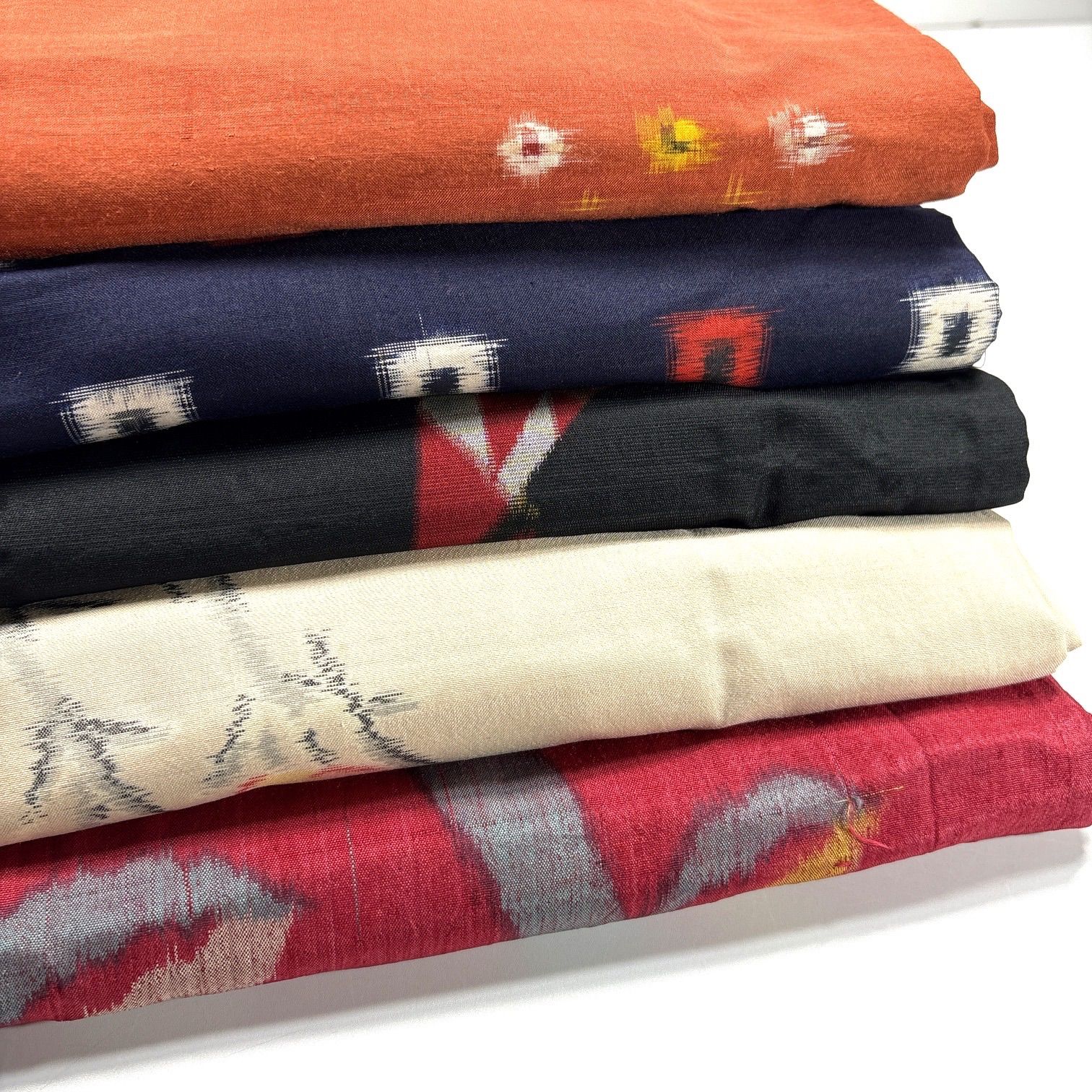 銘仙 着物 5枚セット 正絹 着物まとめ売り【7082】同梱購入歓迎